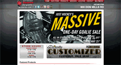 Desktop Screenshot of justhockeytoronto.com